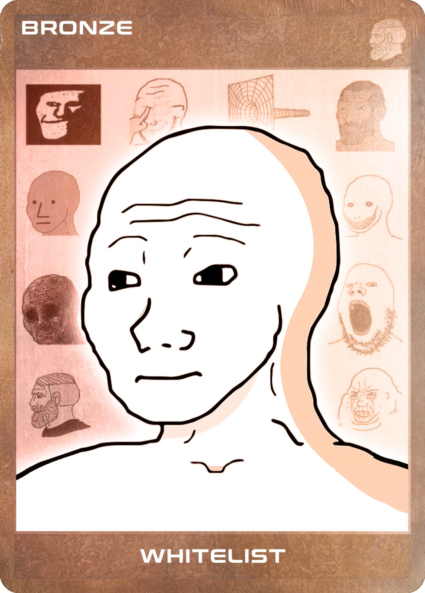 Bronze Carte 4 (wojak)